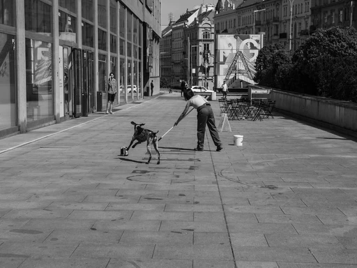 In front of National Gallery in Prague during PQ 2023. Photo credit: Chao Shin-Jan.