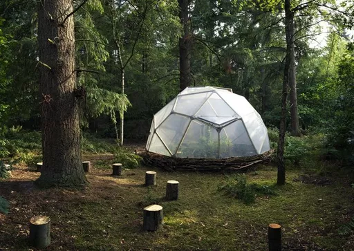 Installation GROVE 2.0 - Chapel of Wild Wisdom, 2017. Image: Gert Jan van Rooij