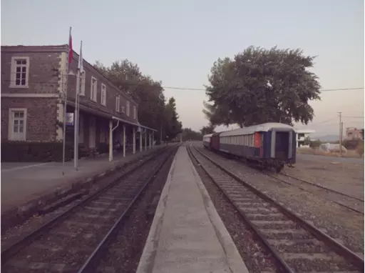 Historic train station of Pancar, built in 1860.