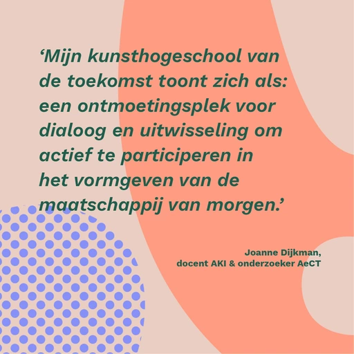 Joanne Dijkman, docent AKI & onderzoeker AeCT 